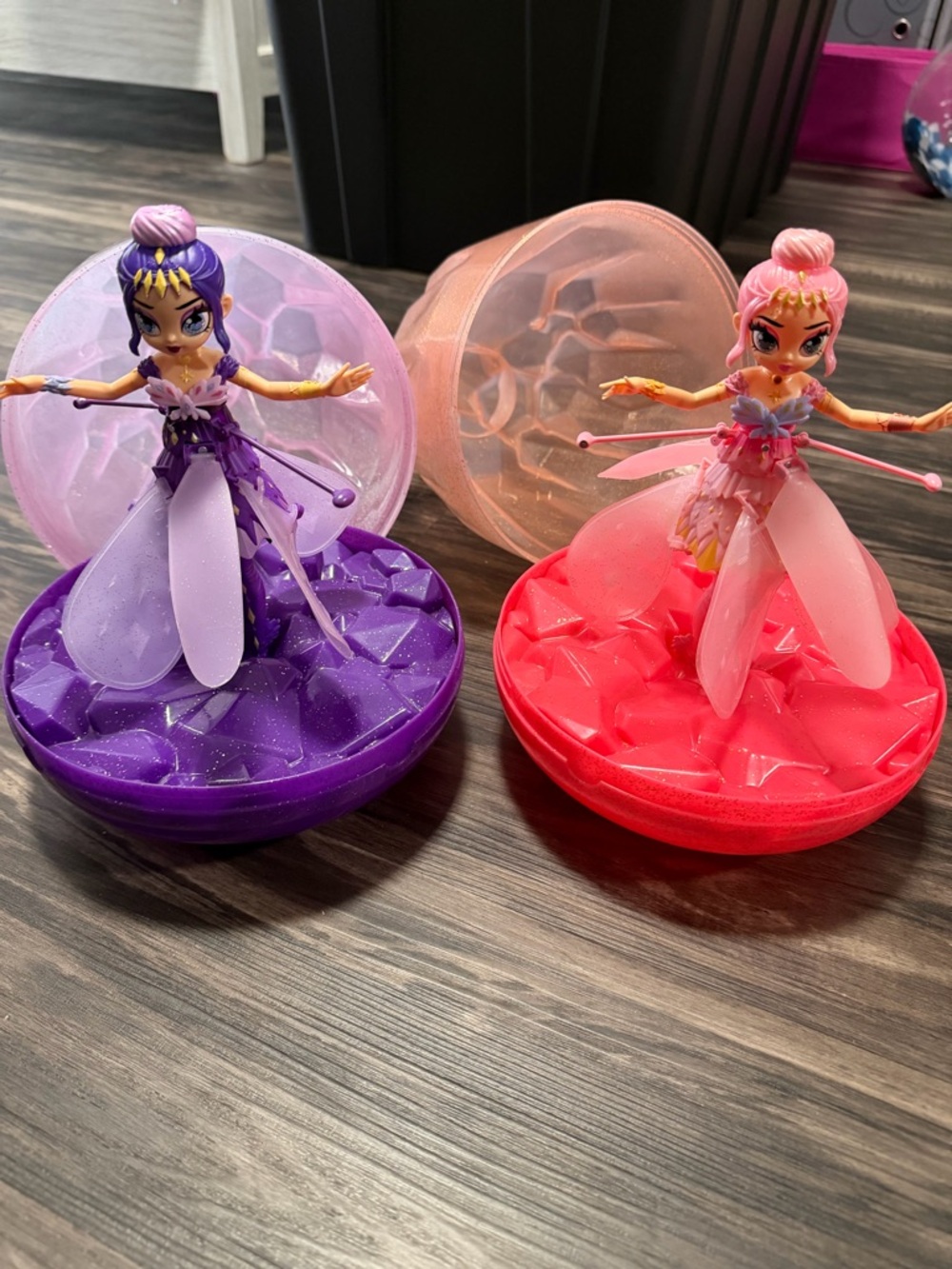 Hatchimals Purple and Pink Rechargeable Pixie Crystal Flyers Bundle